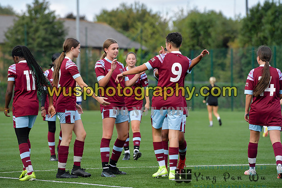 20220924-104150 West Ham United Academy Girls U15 v Tottenham Hotspur Women FC Academy U15