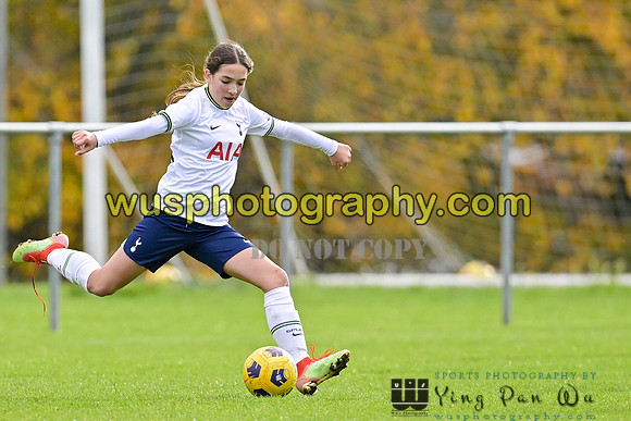 20221119-110921A Tottenham Hotspur Women FC Academy U15 v West Ham United Academy Girls U15