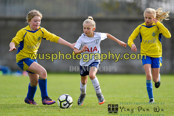 20171028-110826-7 Tottenham Hotspur Girls U11 v St Albans City Youth Girls U11 South