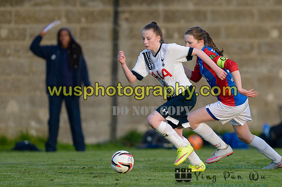 20160505-193851 Tottenham Hotspur Girls U12 and U13 v Årvoll IL Girls U12 and U13