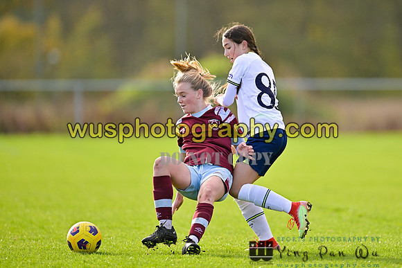 20221119-102020I Tottenham Hotspur Women FC Academy U15 v West Ham United Academy Girls U15