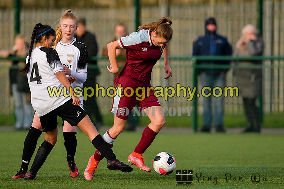 20211211-105717B West Ham United Academy Girls U16 v London Bees Academy U16