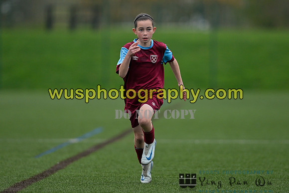 20241109-113027 West Ham United Performance Claret Girls U14 v Oxford United Girls U14