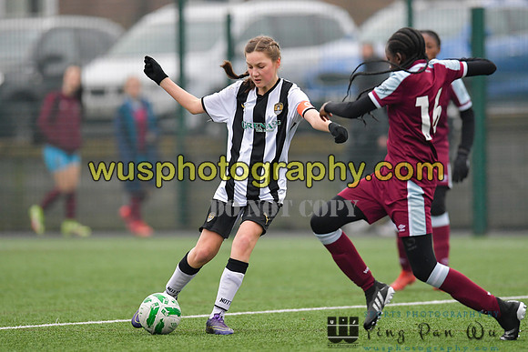 20220115-140300A West Ham United Academy Girls U14 v Notts County FC Girls U14