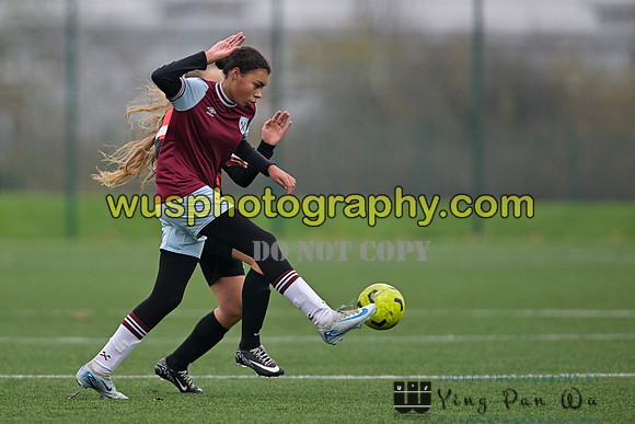 20241130-101151 West Ham United Warriors Girls U14 v Fareham Town Youth FC Girls U14