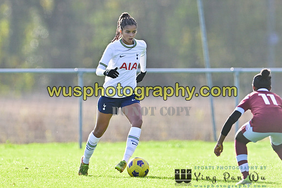 20221119-102733 Tottenham Hotspur Women FC Academy U15 v West Ham United Academy Girls U15