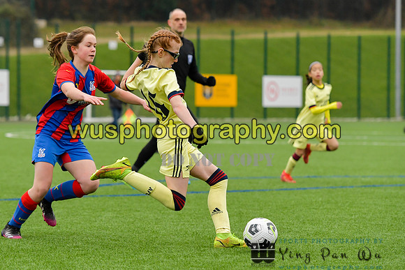 20220122-141131A Crystal Palace FC Girls U12 v Arsenal FC Girls U12