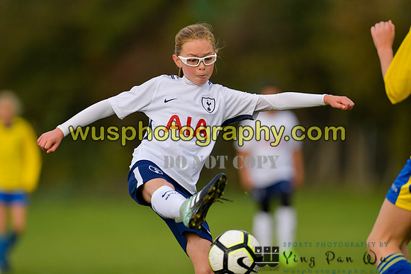20171028-105229-2 Tottenham Hotspur Girls U11 v St Albans City Youth Girls U11 South
