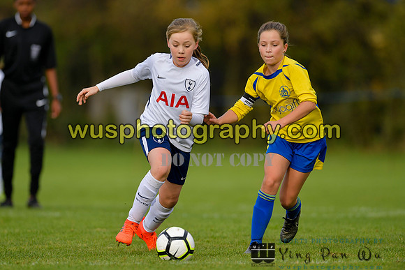 20171028-105201-3 Tottenham Hotspur Girls U11 v St Albans City Youth Girls U11 South