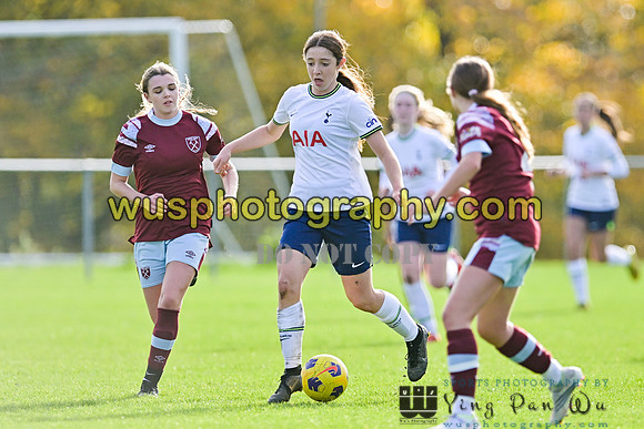 20221119-103553 Tottenham Hotspur Women FC Academy U15 v West Ham United Academy Girls U15