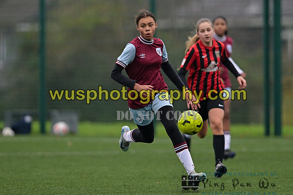 20241130-100924A West Ham United Warriors Girls U14 v Fareham Town Youth FC Girls U14