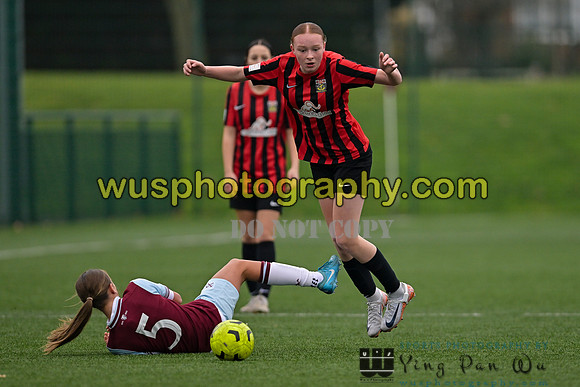 20241130-100808 West Ham United Warriors Girls U14 v Fareham Town Youth FC Girls U14