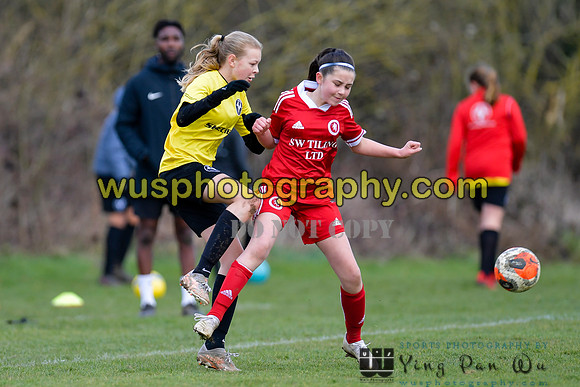 20220312-121319B Watford Ladies FC U14 Warriors v Welling United Girls U14