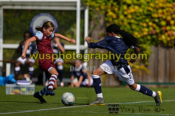 20230909-105959 Millwall Lionessness U12 v West Ham United Academy Girls U12