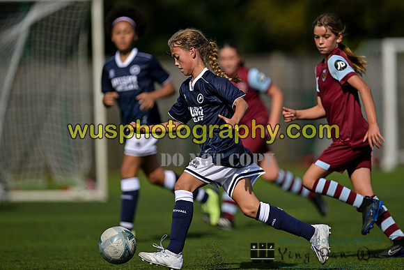 20230909-110026 Millwall Lionessness U12 v West Ham United Academy Girls U12