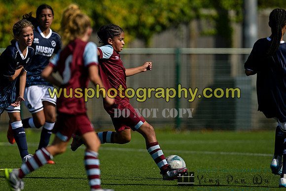 20230909-110246 Millwall Lionessness U12 v West Ham United Academy Girls U12