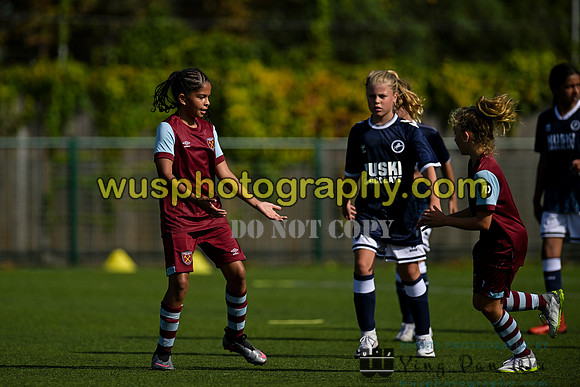20230909-110249 Millwall Lionessness U12 v West Ham United Academy Girls U12