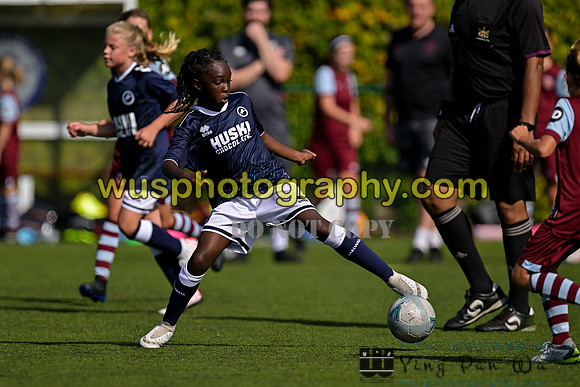 20230909-110821C Millwall Lionessness U12 v West Ham United Academy Girls U12