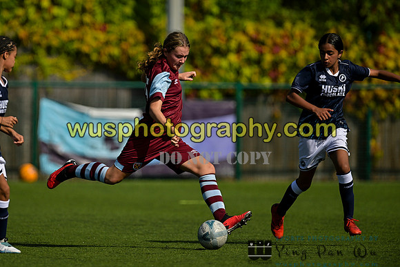 20230909-111126 Millwall Lionessness U12 v West Ham United Academy Girls U12