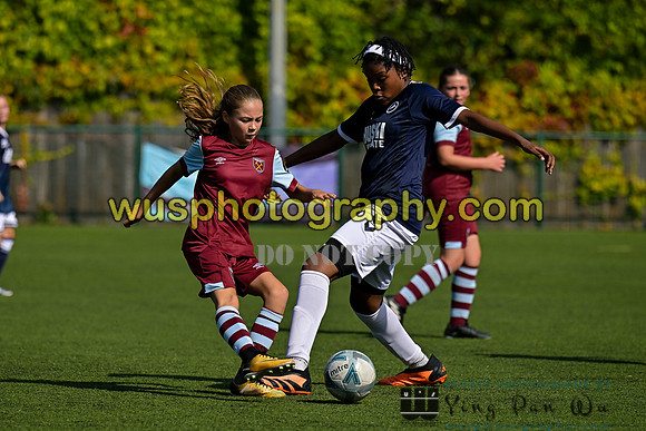 20230909-112247 Millwall Lionessness U12 v West Ham United Academy Girls U12