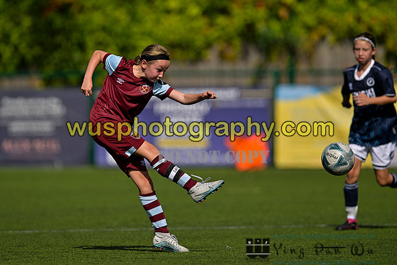 20230909-112358C Millwall Lionessness U12 v West Ham United Academy Girls U12