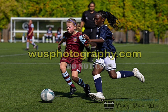 20230909-112408A Millwall Lionessness U12 v West Ham United Academy Girls U12
