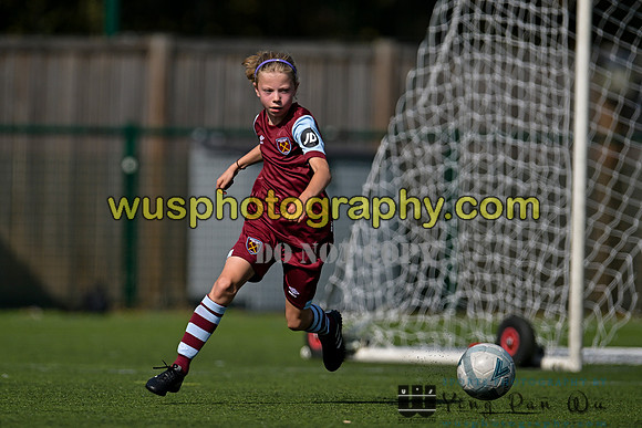 20230909-112548 Millwall Lionessness U12 v West Ham United Academy Girls U12