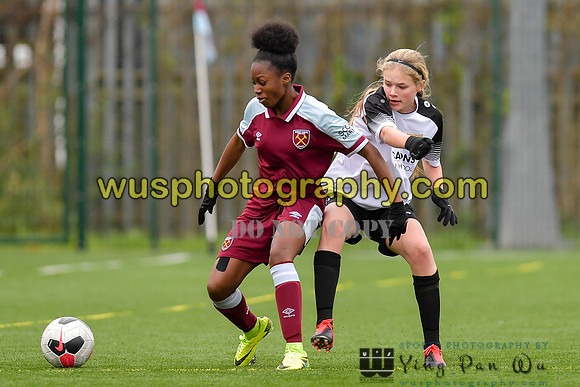 20211211-120345 West Ham United Academy Girls U16 v London Bees Academy U16