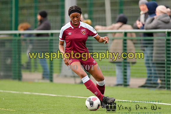 20211211-113904A West Ham United Academy Girls U16 v London Bees Academy U16