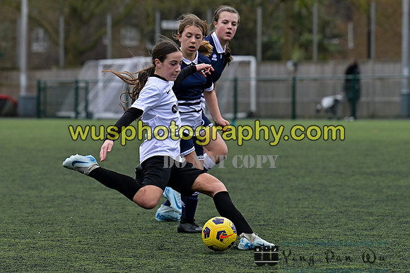 20250222-104712 Millwall Lionesses U12 v New Level Soccer Girls U12