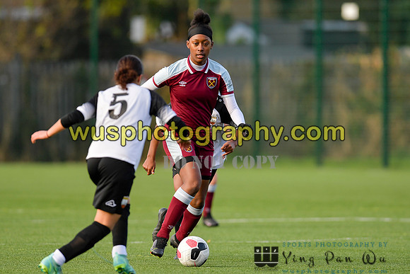 20211211-104501 West Ham United Academy Girls U16 v London Bees Academy U16