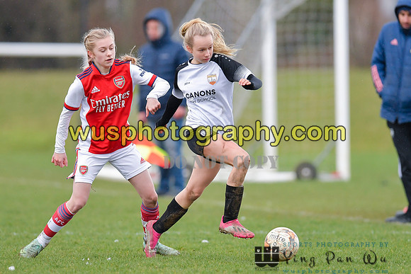 20220305-135945C London Bees Academy U14 v Arsenal FC Girls U13