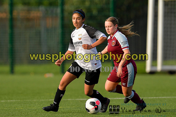 20211211-104910A West Ham United Academy Girls U16 v London Bees Academy U16