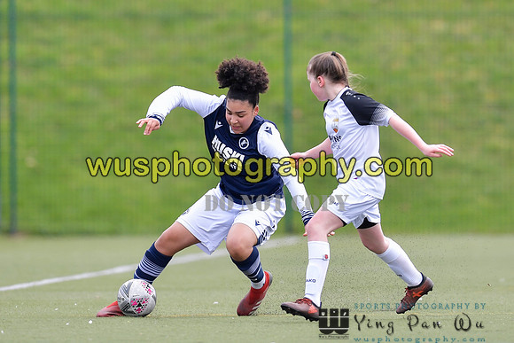 20210403-145754 London Bees Academy U14 v Millwall Lionesses Girls U14