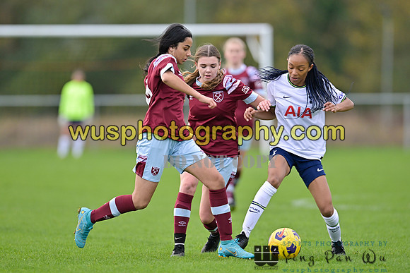 20221119-100751 Tottenham Hotspur Women FC Academy U15 v West Ham United Academy Girls U15