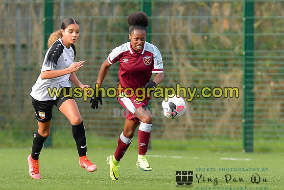 20211211-111840 West Ham United Academy Girls U16 v London Bees Academy U16