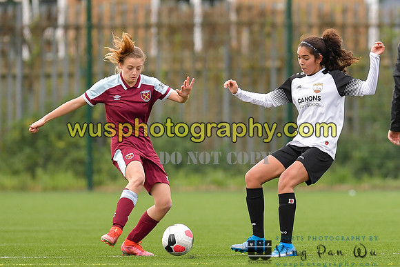 20211211-113730 West Ham United Academy Girls U16 v London Bees Academy U16