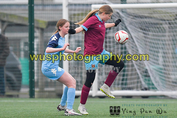 20220115-150835 West Ham United Performance Girls U16 v London City Lionesses U16