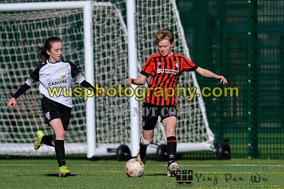 20220319-144527 London Bees Academy U14 v AFC Bournemouth Girls U14