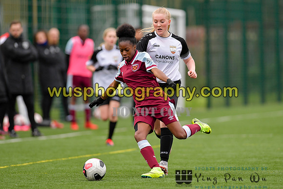 20211211-120146A West Ham United Academy Girls U16 v London Bees Academy U16