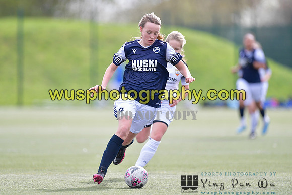 20210403-150314 London Bees Academy U14 v Millwall Lionesses Girls U14