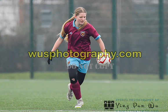 20220115-150004 West Ham United Performance Girls U16 v London City Lionesses U16