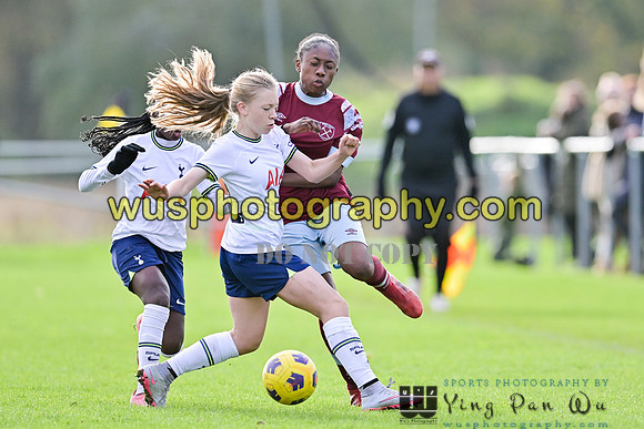 20221119-105850E Tottenham Hotspur Women FC Academy U15 v West Ham United Academy Girls U15