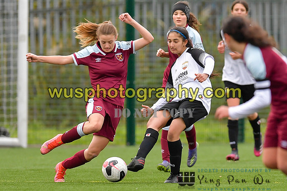 20211211-114922A West Ham United Academy Girls U16 v London Bees Academy U16