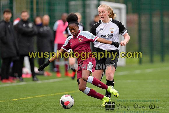 20211211-120146B West Ham United Academy Girls U16 v London Bees Academy U16