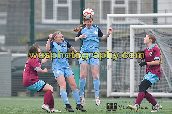 20220115-145842 West Ham United Performance Girls U16 v London City Lionesses U16