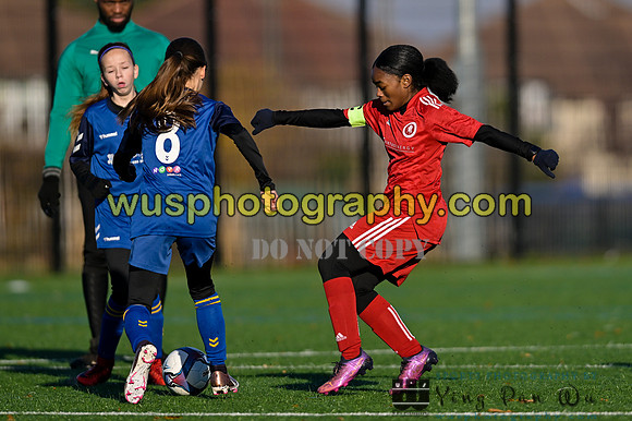 20221210-113900 Welling United FC Girls U13 v Hashtag United FC Girls U13