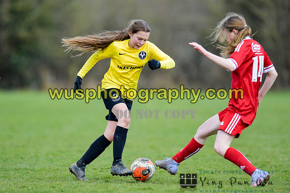 20220312-125048D Watford Ladies FC U14 Warriors v Welling United Girls U14