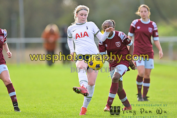 20221119-110156 Tottenham Hotspur Women FC Academy U15 v West Ham United Academy Girls U15