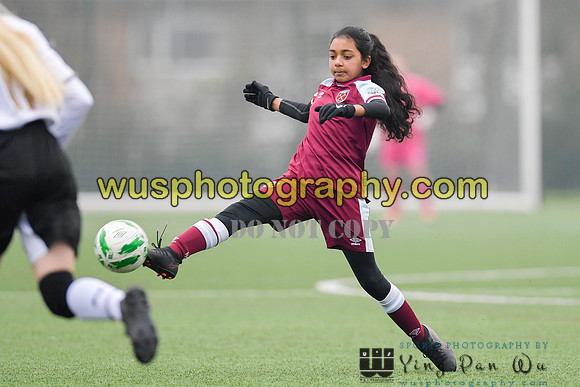 20220115-135832 West Ham United Academy Girls U14 v Notts County FC Girls U14